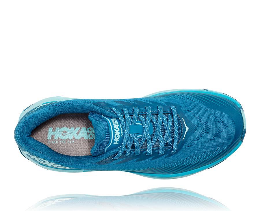 Trail Shoes Womens - Hoka One One Torrent 2 - Blue - XZGYUQM-15